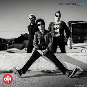 Green Day en concert à Amsterdam, avec OÜI FM et Air France KLM
