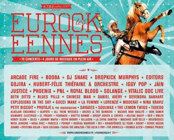 Voici la programmation complète des Eurockéennes 2017
