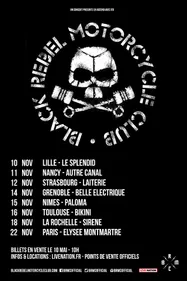 Black Rebel Motorcycle Club en tournée dans toute la France avec...