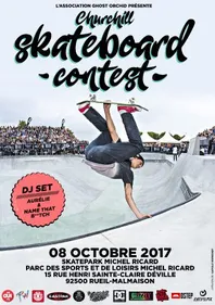 Participez au Churchill Skateboard Contest à Rueil-Malmaison