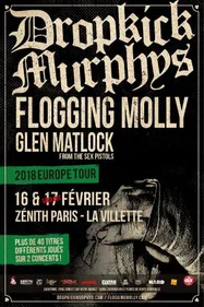 Les Dropkick Murphys seront en concert à Paris en 2018