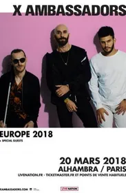 X Ambassadors de retour à Paris