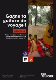 Gagnez votre guitare de voyage avec Paul Beuscher !