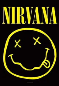 Nirvana : Dave Grohl, Krist Novoselic, Courtney Love et Frances...