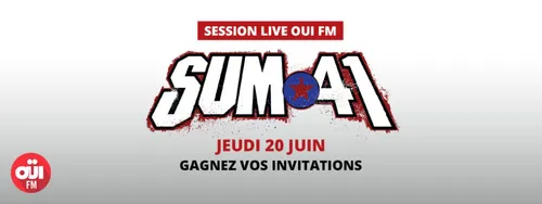 Sum 41 bientôt en Session Live OUI FM !