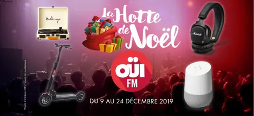 Le retour de la hotte de Noël sur OUI FM !