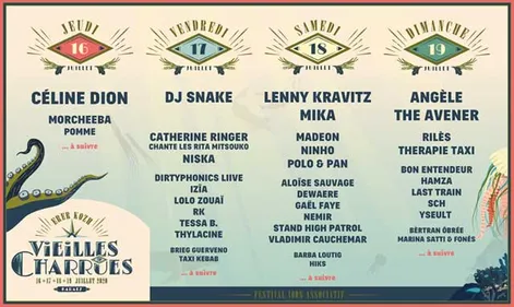 Vielles Charrues : 37 nouveaux noms pour 2020