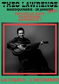 Theo Lawrence annonce un nouveau concert à Paris