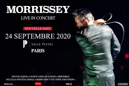 Morrissey reprogramme son concert parisien