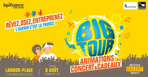 Rendez-vous au Big Tour Bpifrance à Larmor-Plage
