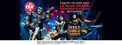KISS : OUI FM vous offre vos accès à leur prochain live en streaming