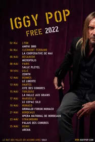 Iggy Pop : une tournée française pour 2022