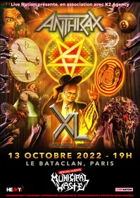Anthrax de retour à Paris en 2022