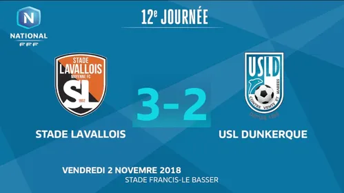 Le Stade lavallois toujours leader de national (vidéo)