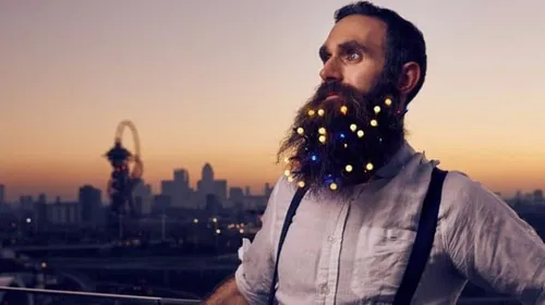 Nouvelle tendance... ou pas ! La guirlande de Noël pour Barbes !