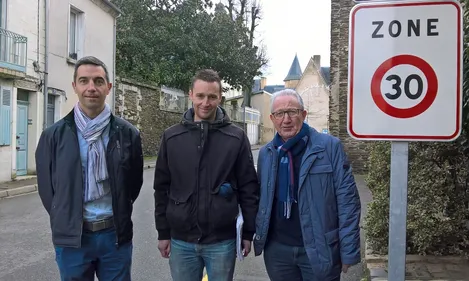Château-Gontier. Dans le Faubourg, on roule à 30 !