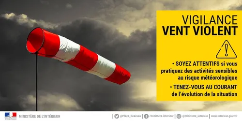 Les Pays de Loire en vigilance jaune "vents violents"
