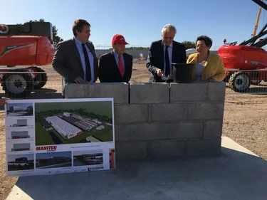 Candé. Le chantier de l’usine Manitou officiellement lancé