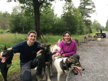 Segréen. Approcher les huskys en été, c'est possible !