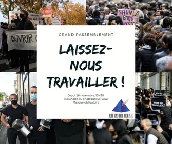 Fermés, les restaurateurs mayennais feront du bruit jeudi dans les...