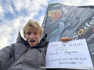 Départ à l'abattée pour Maxime Sorel sur le Vendée Globe : "j'ai...
