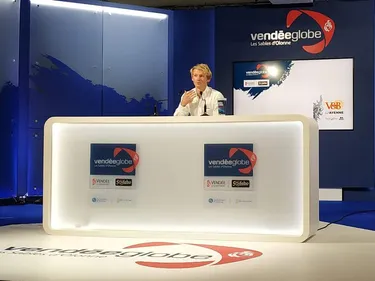 Vendée Globe. Maxime Sorel est dans les collèges mayennais depuis...