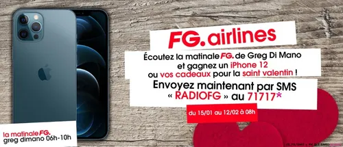La FG Airlines spéciale St Valentin