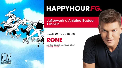 Rone est l'invité de l'Happy Hour ce soir !
