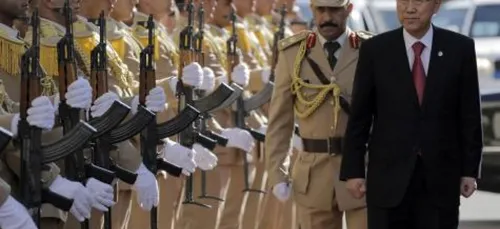 Palestine : Ban Ã  Ramallah, condamne la colonisation et exige la...