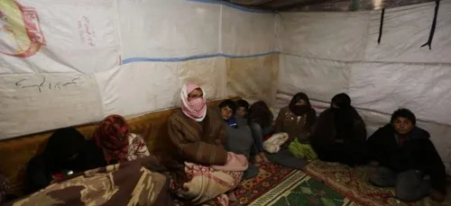 Liban - Sous leurs tentes, les rÃ©fugiÃ©s syriens grelottent 