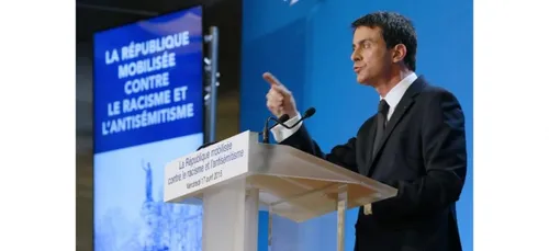 Valls prÃ©sente un plan Ã  100 millions d'euros contre le racisme...