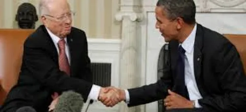 Obama accueille le prÃ©sident tunisien en quÃªte d'assistance...