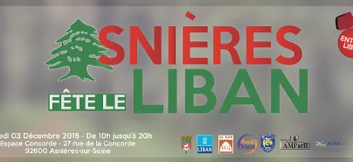 France-Liban : AsniÃ¨res fÃªte le Liban