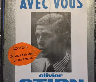 Les panneaux électoraux tôt ce matin !!