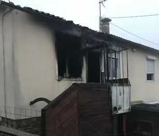 Une maison détruite cette nuit avenue du Général de Gaulle à Vire...
