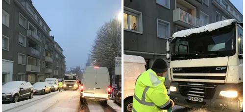 Le centre ville bloqué ce matin !