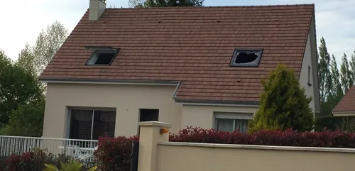 Un feu de maison à Roullours