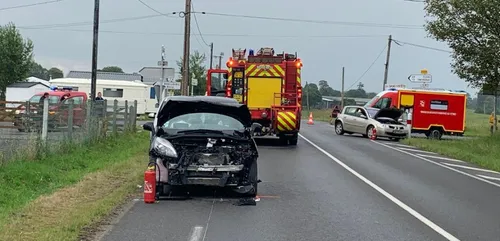 Spectaculaire accident près de Vire