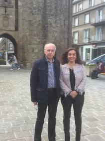 Evelyne Stirn et son suppléant Jean-Pierre Binet