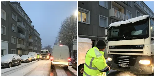 Le centre ville bloqué ce matin !