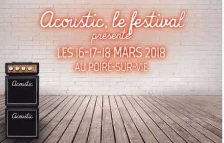 Ça y est, on connaît la programmation du festival Acoustic au...