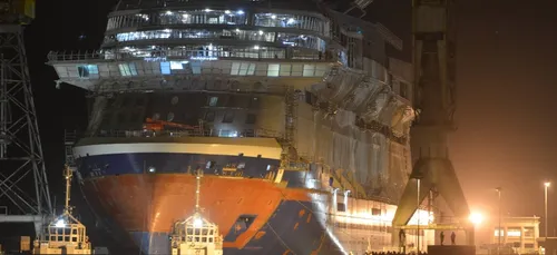 Saint-Nazaire : le Celebrity Edge mis à l'eau