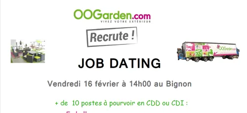 Un job dating ce vendredi au Bignon !