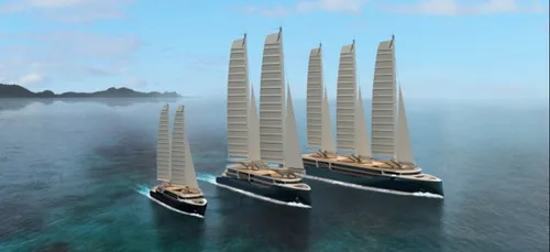 STX présente un concept de paquebot à voile