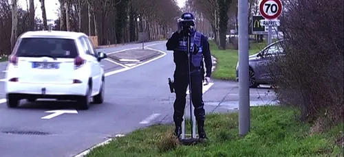 Aux Herbiers, des policiers en carton pour faire ralentir les...