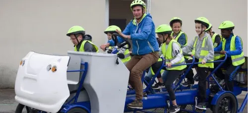 A Chaumes-en-Retz, le ramassage scolaire se fait en pédalant cette...