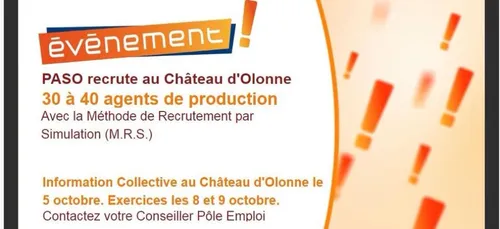 Au Château-d’Olonne, Paso recrute 30 à 40 agents de production