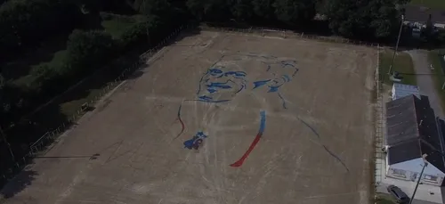 Un portrait géant de Didier Deschamps à Héric