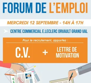 Un forum de l’emploi ce mercredi après-midi au centre commercial...