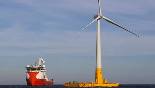 L'éolienne flottante Floatgen a commencé à produire de l'électricité